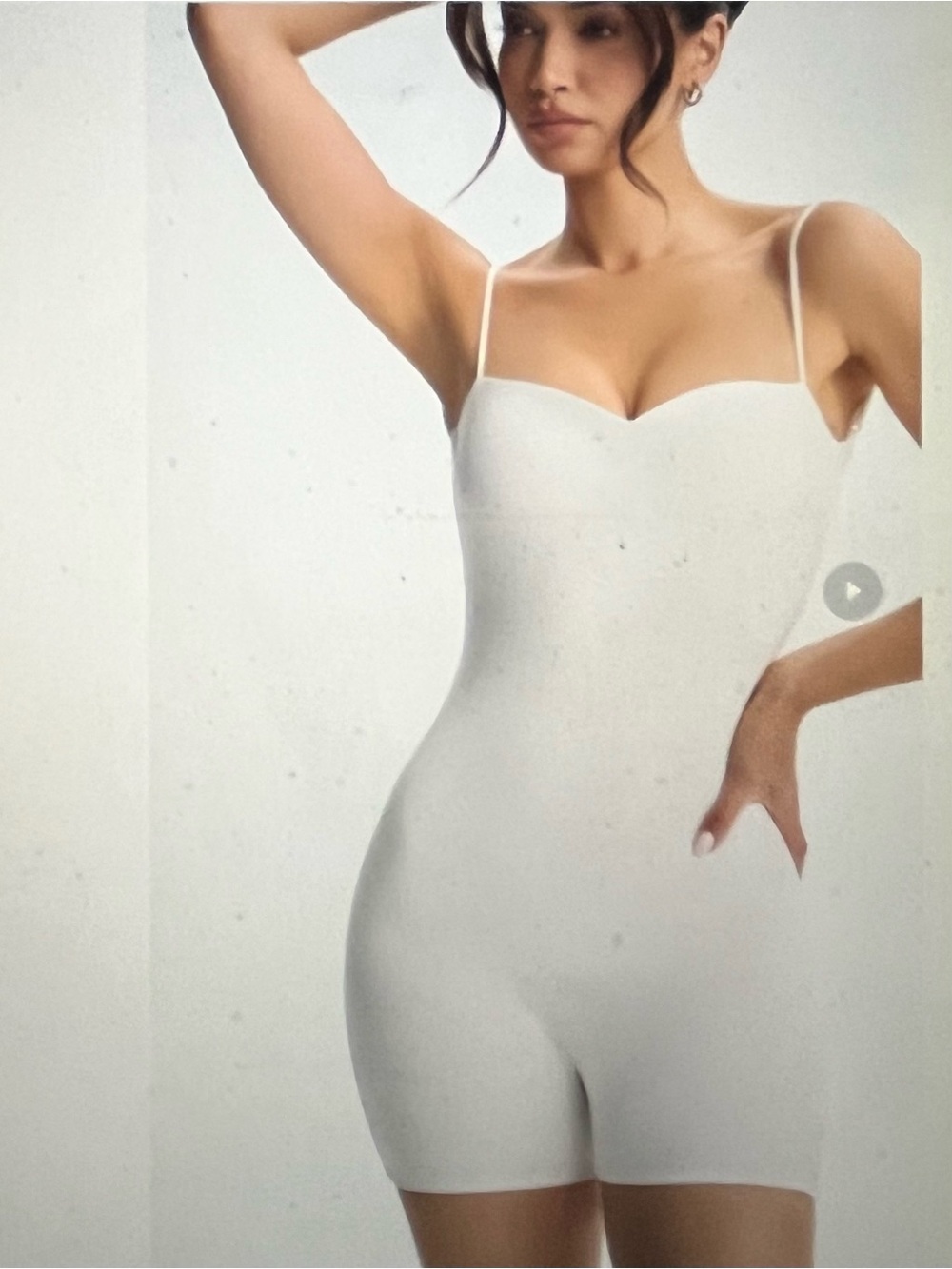 Oh Polly Vera Sweetheart Neck Low-Back Unitard